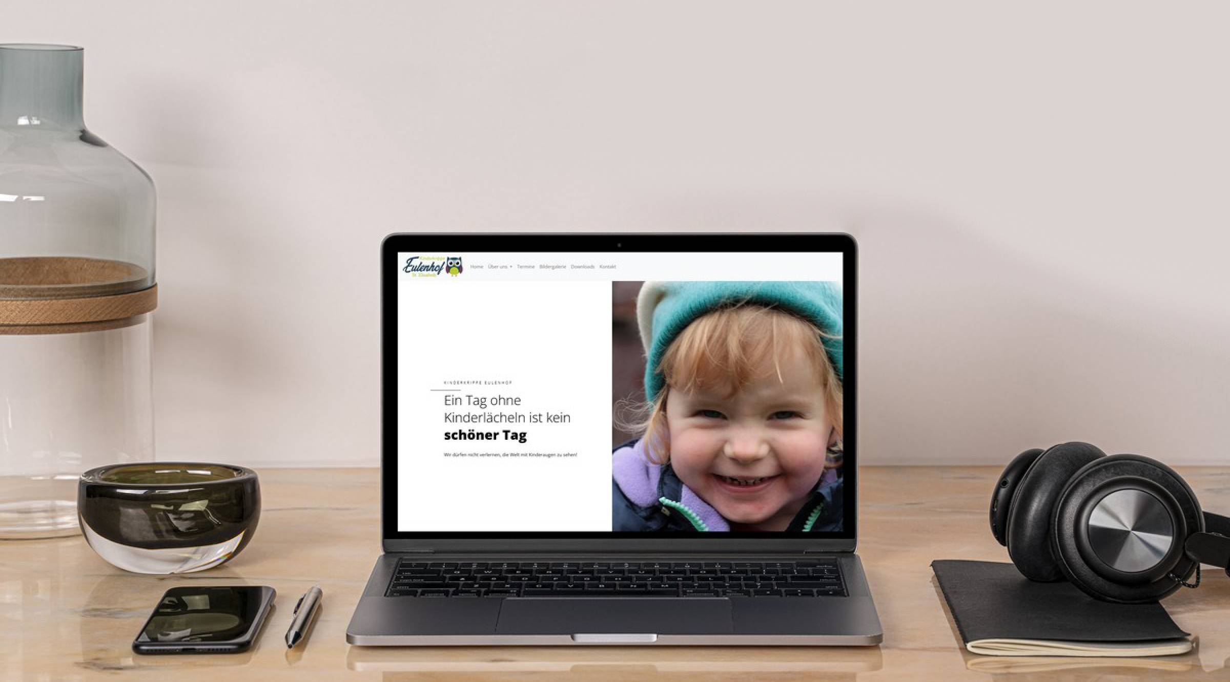 Neue Webseite für die Kinderkrippe