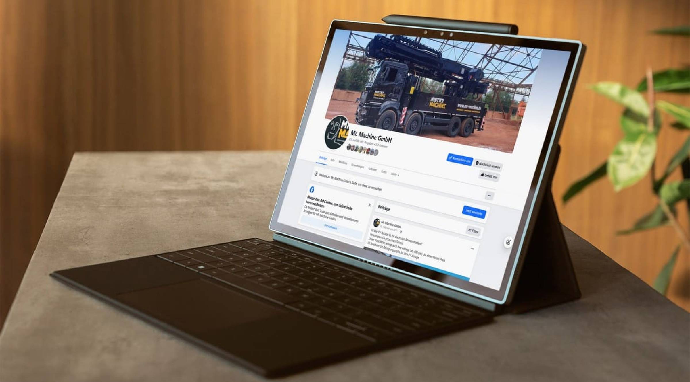 Facebook & Instagram für Mr. Machine