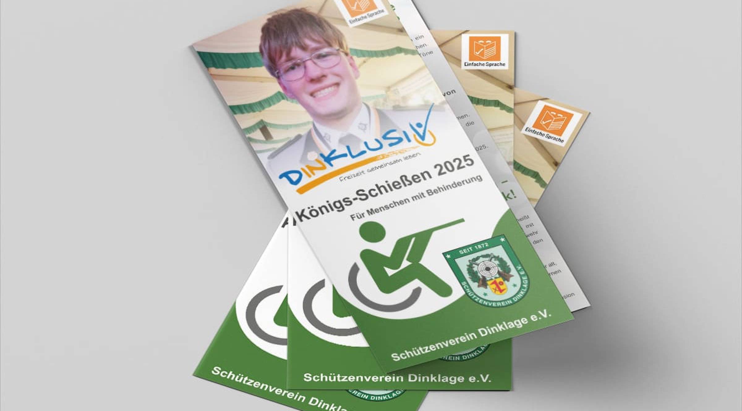Neue Flyer für das Inklusionsschützenfest 2025