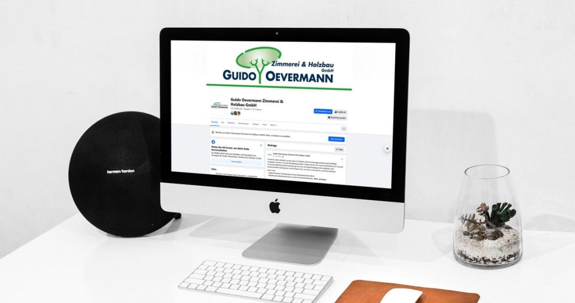 Facebook & Instagram für die Guido Oevermann Zimmerei & Holzbau GmbH 