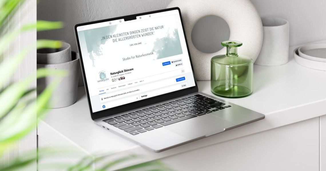 Facebook & Instagram für Naturglück Skincare
