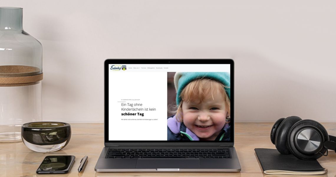 Neue Webseite für die Kinderkrippe