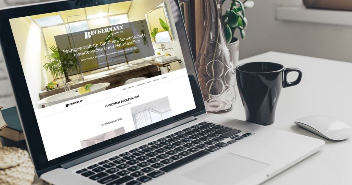 Gardinen Beckermann - Beckermann zieht Fenster an