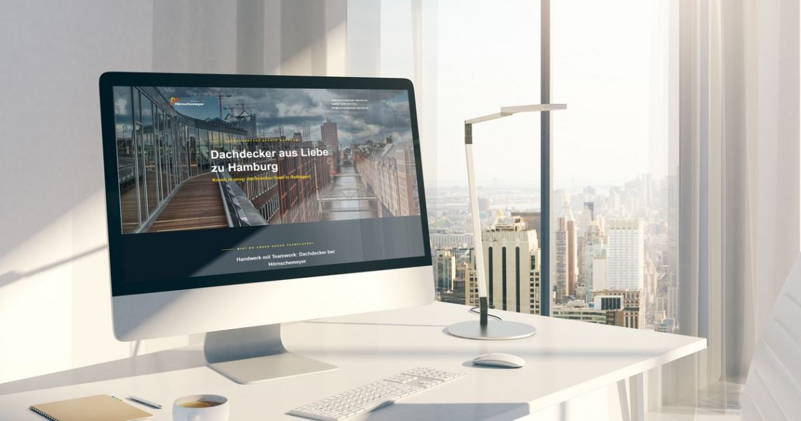 Karriere Landingpage für Hörnschemeye Dächer