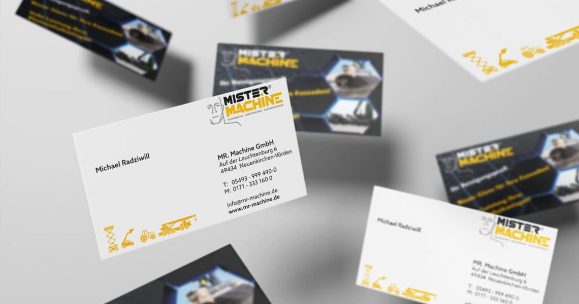 Neue Visitenkarten mit mehr Info