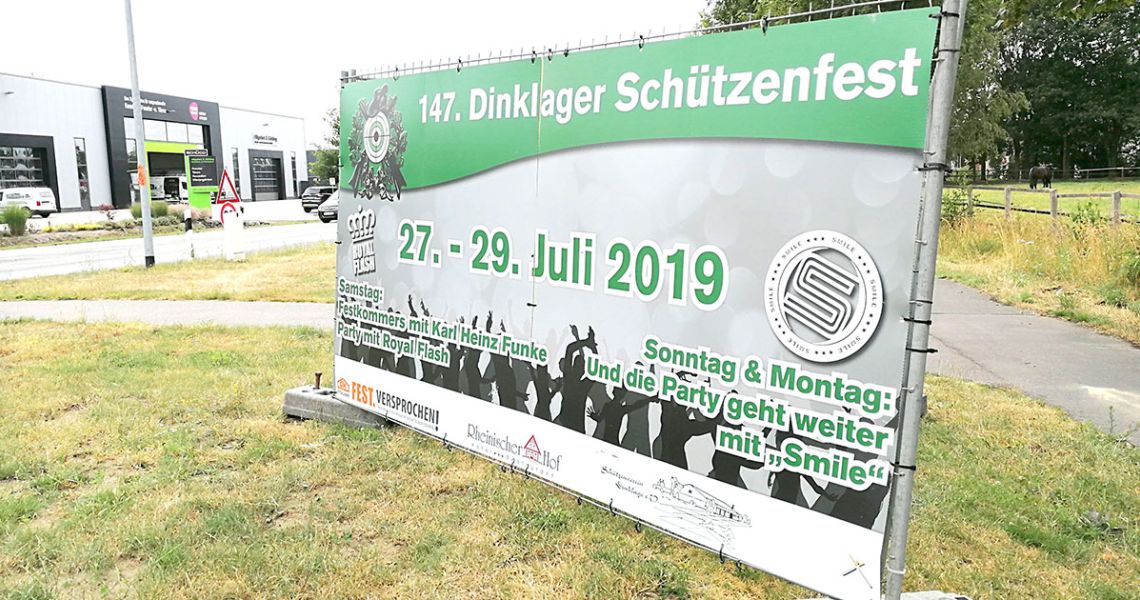 Horrido! – Plakate und Buttons für Schützenfest Dinklage